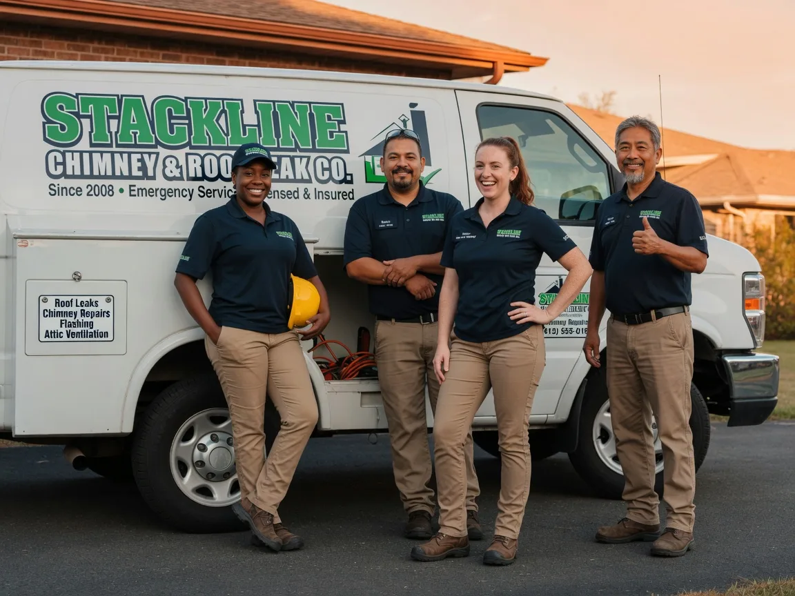 Chimney flashing repair company in Pickton, TX